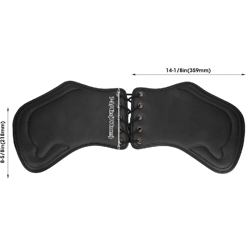 2pcs Universal Motorcycle PU Heat Deflector Engine Heating Insulation Cushion Saddle Guard Leather Side Saddle Heat Deflector