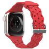 Lace Silicone Strap For Apple watch band 49/45/41/44/42/40/38 mm Breathable Bracelet Band For iWatch UItra 9 8 7 6 5 4 3 SE