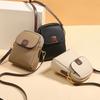 Head Layer Cowhide Women's Bag, Mobile Phone Bag, Women's Genuine Leather Crossbody Bag, Fashionable Multi Compartment Shoulder Bag