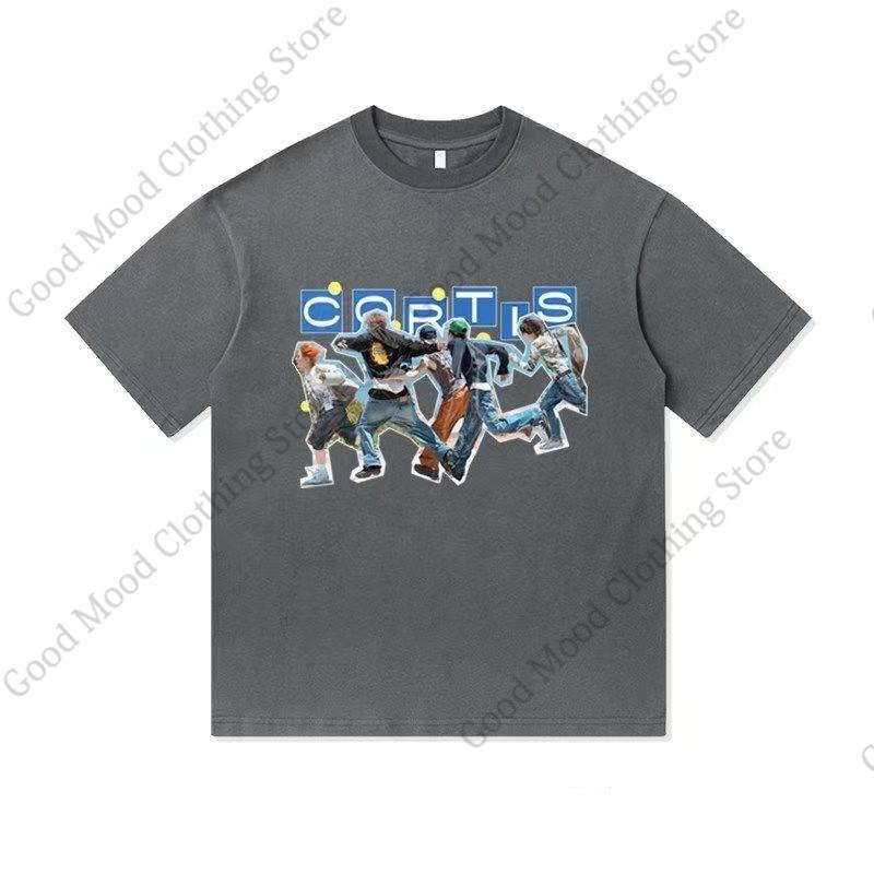 CORTIS T Shirt Fashion Trend SEONGHYEON KEONHO JUHOON Print Fans Clothes Unisex Women Kpop Casual Cotton Short Sleeve Tshirt Tops
