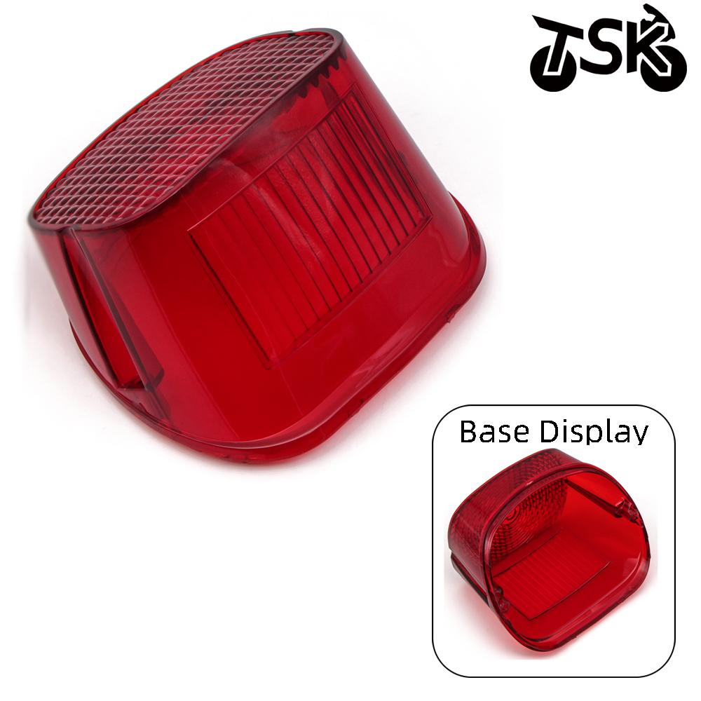 Tail Light Housing Brake Light Cover for Dyna Road King Electra Glide Classic Fat Boy Road Glide XL 883 XL 1200R Taillight Lens