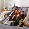 Cozy F-Friends Comedy Movie Characters Flannel Blanket for Beds Room Decoration Picnic - Customizable Gift Blanket