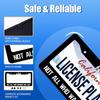 Not All Who Wander Are Lost License Plate Frame Mounta Compass License Plate Stainless Steel Auto Parts Funny License Plate Decorative With Screws