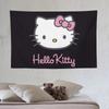 1pc Hello Kitty Tapestry, Pink Bow Print, Perfect for Dorm Bedroom Living Room Wall Decor & Party Decoration