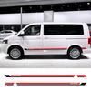 2 ks Samolepek na prahy auta Pro Volkswagen VW Transporter Caravelle Multivan T4 T5 T6 Obytný vůz Vinylové Decals Příslušenství