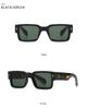 Trendy European-American Square Sunglasses for Women - Model 6035