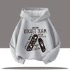 Best-selling fall-winter children's skateboarding pattern double-sided printed hooded shirt, stylish boys' and girls' top