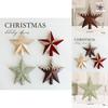 Christmas Tree Star Decor With Plastic Material For Holiday Scene Display And Window Decoration