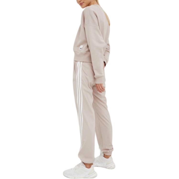Adidas Sweatshirts Women's Taupe Crew Neck Moderate Other HZ4382
