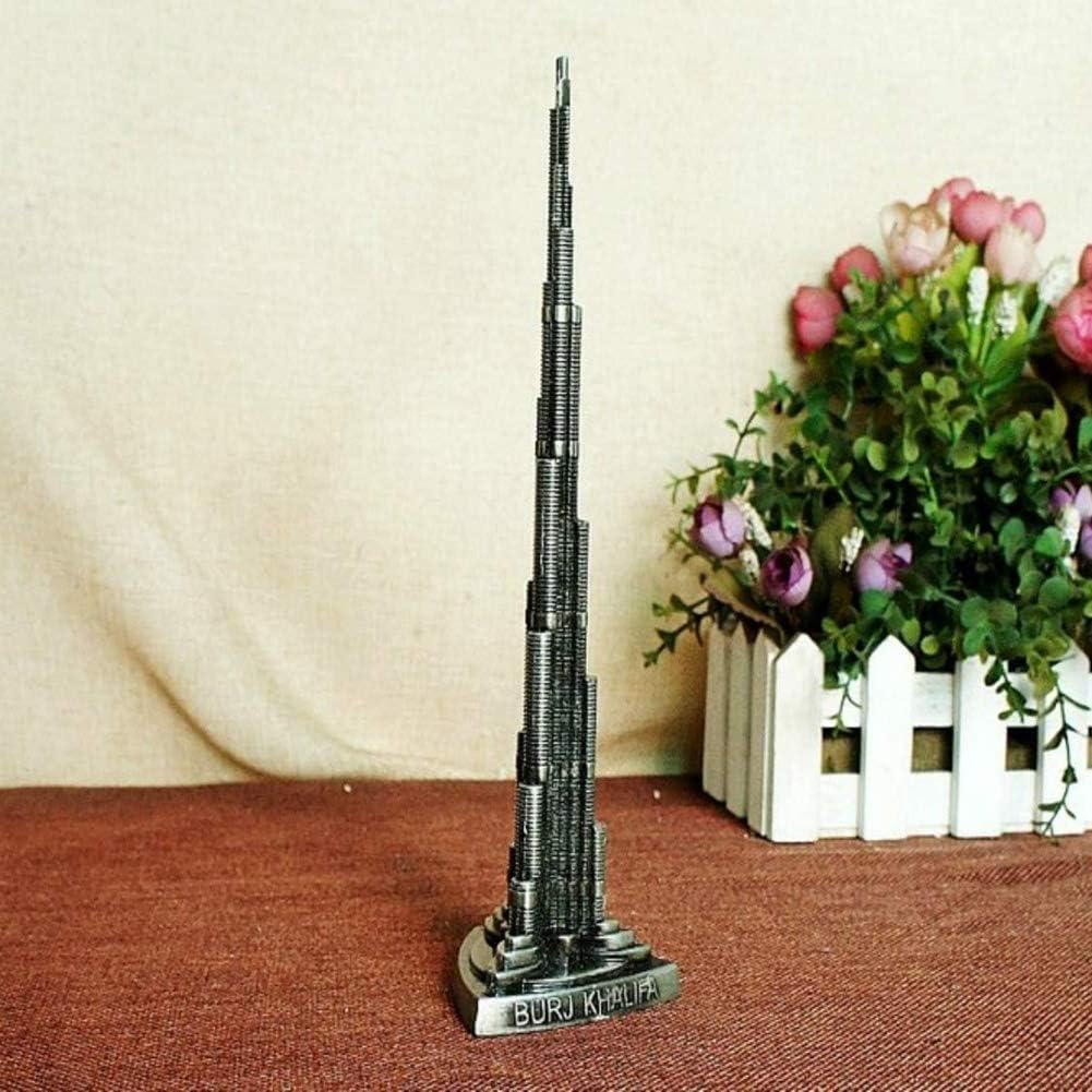 Souvenir Gebäude Dubai Palme Statue Metall Weltberühmtes Wahrzeichen Gebäude Modell Heim Büro Dekor Ornamente