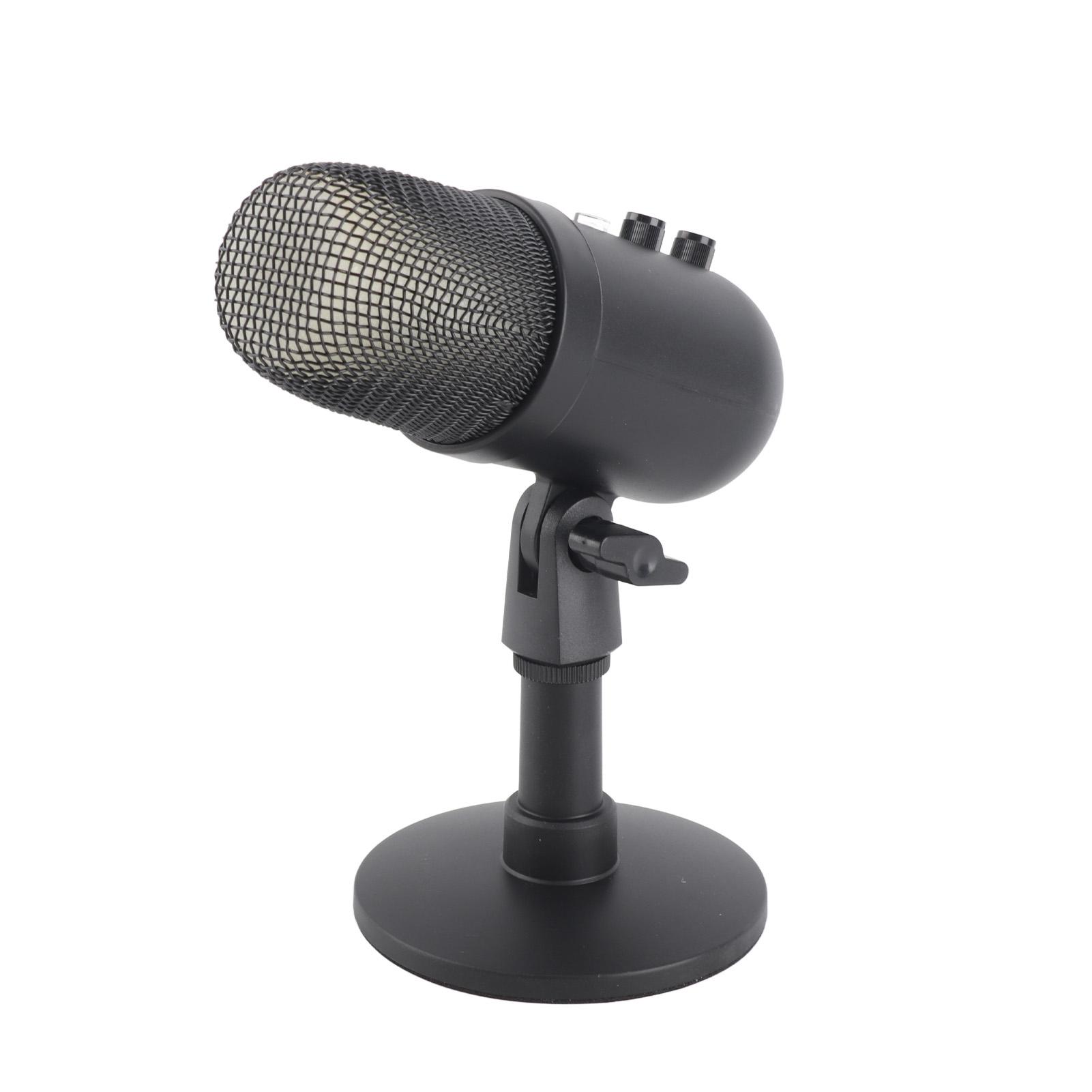 

Конденсаторный USB-микрофон MU1000 с возможностью вращения на 360 градусов, регулировкой усиления и обработкой звука