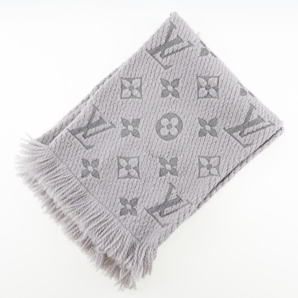 Louis Vuitton Escharp Logomania Muffler Scarf M74742 Wool Unisex Used