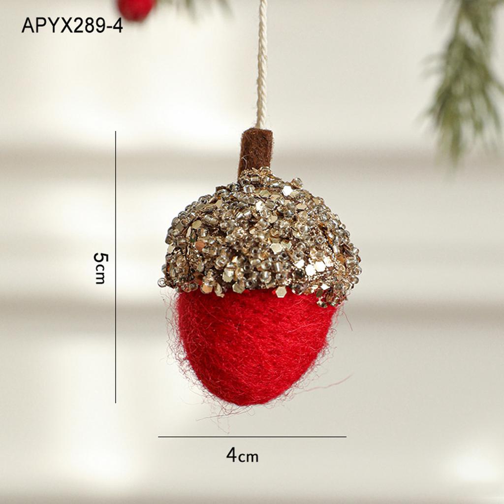 New Christmas Pinecone Felt Christmas Tree Pendant, Pendant, Christmas Atmosphere Set Decoration Items