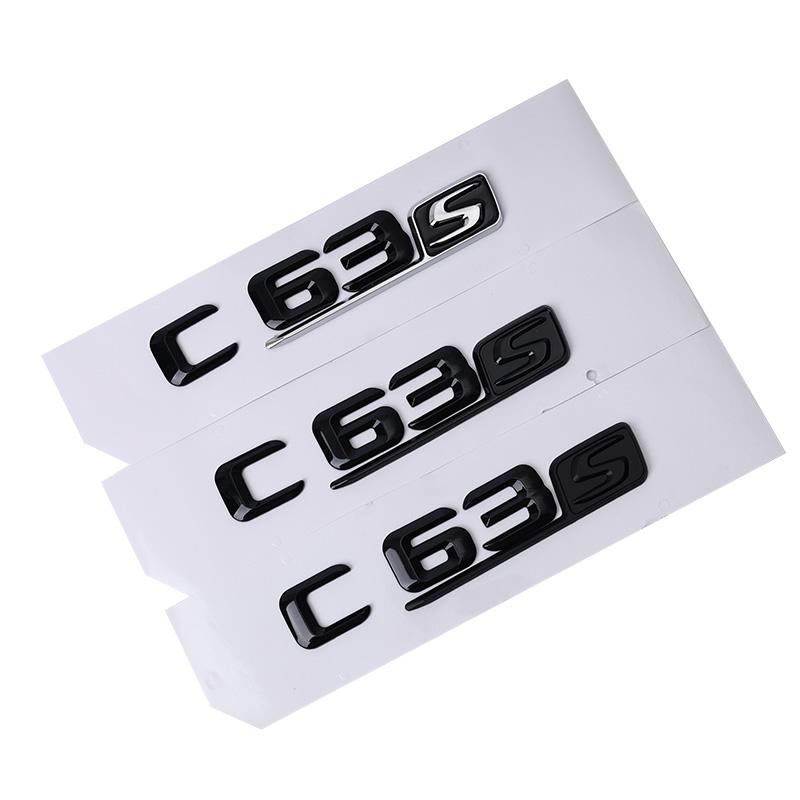 Tuning auta Pro Mercedes Benz AMG C Třída W204 W205 C63 C63S Písmenkové Logo 3D ABS Samolepka Znak na Zadní Kufr Auta Jmenovka Samolepky