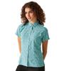 Regatta Womens/Ladies Mindano VIII Ditsy Print Short-Sleeved Shirt