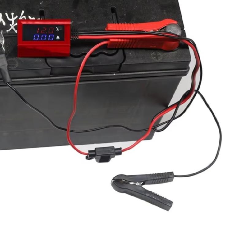 Car and Motorcycle Battery Drain Tester with Current Voltages Display, Automotive Electrical Tool for Leak Source and Standbys Current Checks