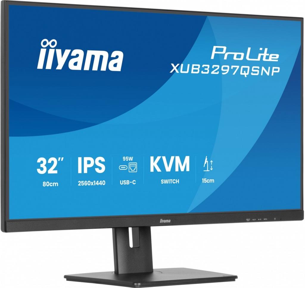 Monitor 32 inches XUB3297QSNP-B1 IPS,QHD,USB-C DOCK (95W), USB HUB 4x, KVM, RJ45