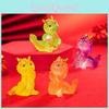 Cute Semi-transparent Lucky Dragon Resin Figurine Desk Ornament Blind Box Accessory