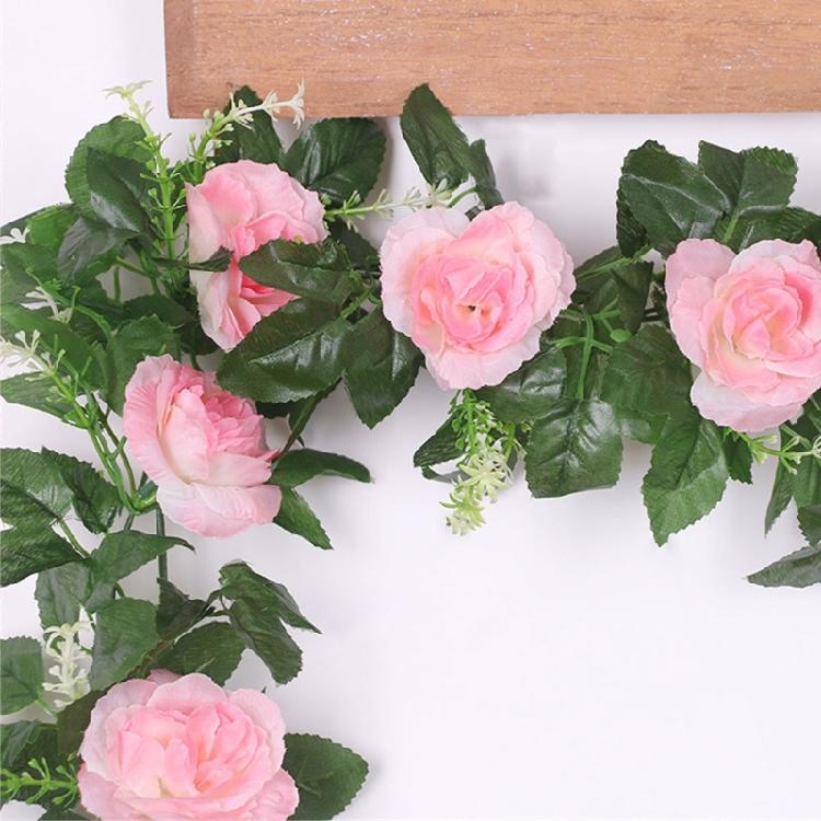 Artificial Rose Vine Artificial Flower Hanging Plant Decoration for Home Bedroom Garden Wedding Outdoor and Indoor Use