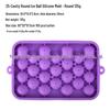 Disponibile Vassoio per Cubetti di Ghiaccio Sferici in Silicone a 25 Scomparti con Coperchio, Stampo Rotondo Facile da Sformare per Infusioni di Frutta