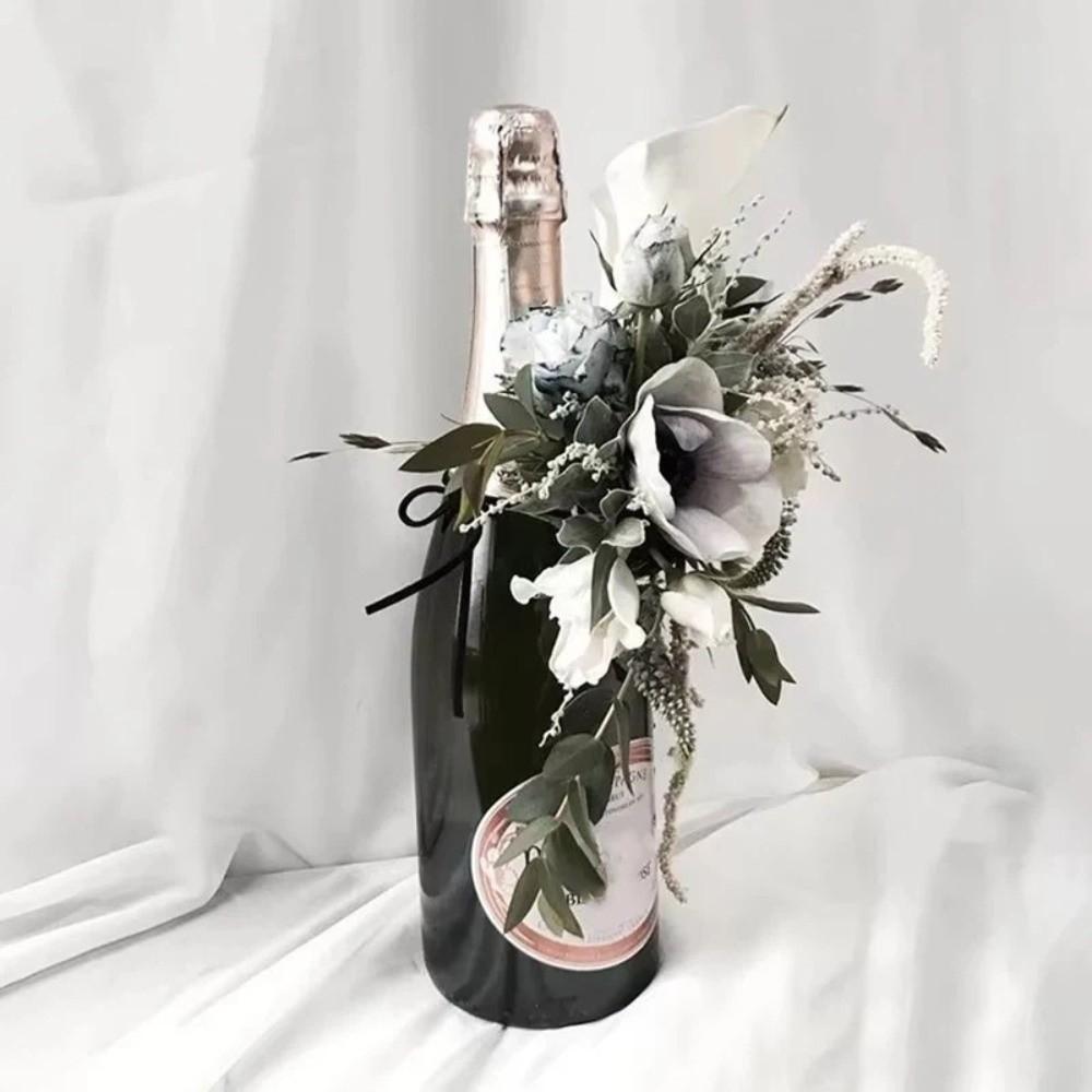 4PCS Wet Dry Dual Use Flower Arrangement Block Bottle Floral Foam Holder Boutonnieres