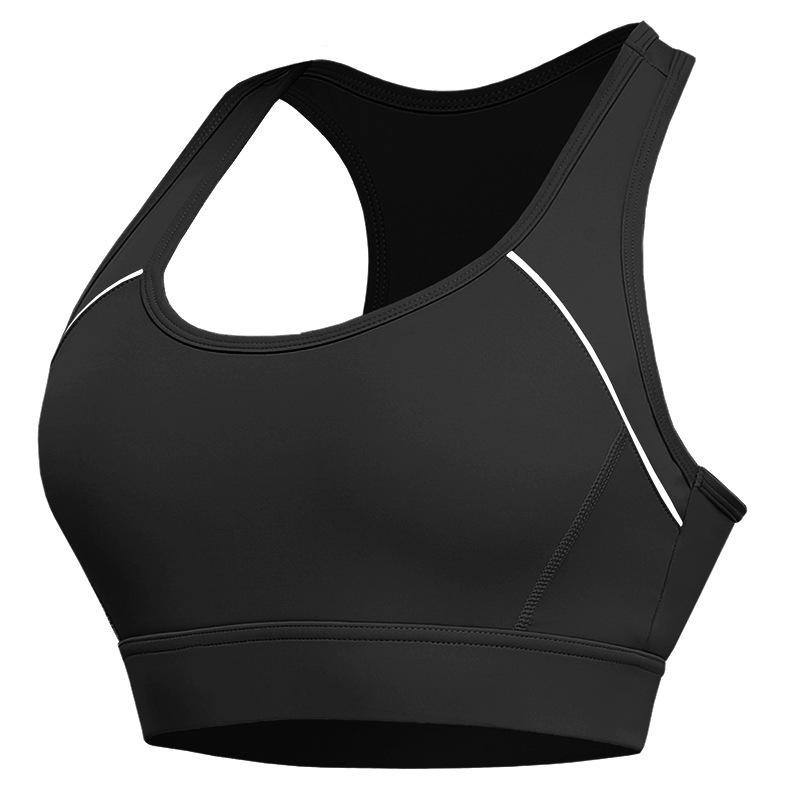 Women's Plus Size Shockproof Sports Bra - Medium to High Impact, Wirefree for Running, Large Bust, Yoga, and Fitness.