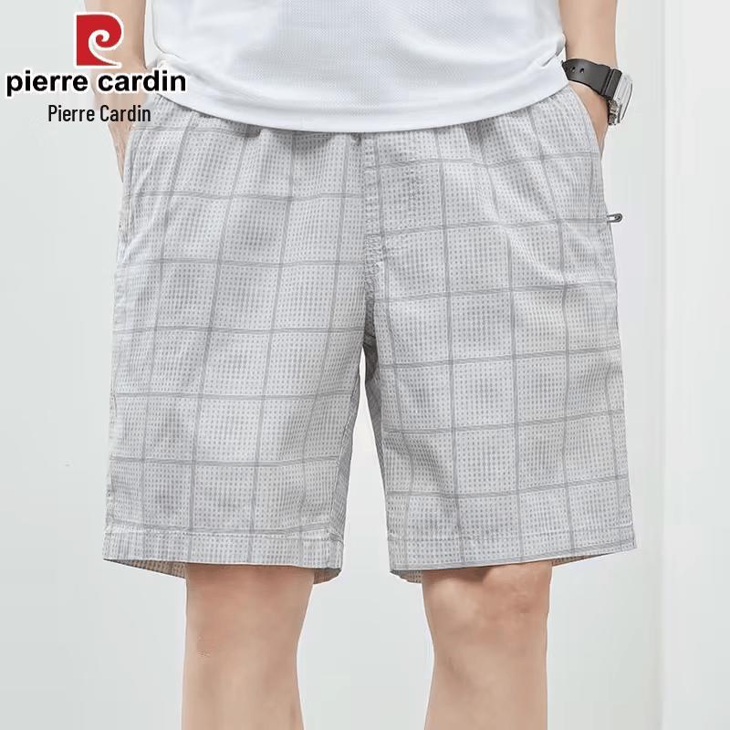 Pierre Cardin Men s Cotton Plaid Shorts 2XL