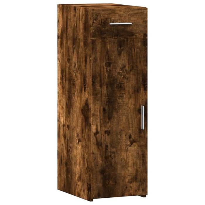 VidaXL Buffet chêne fumé 30x42,5x93 cm bois d'ingénierie 846275