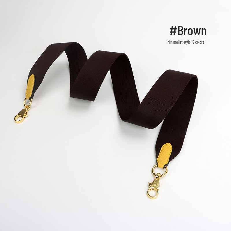 Evelyne Bucket Bag with Genuine Leather and Cotton Canvas Shoulder Strap