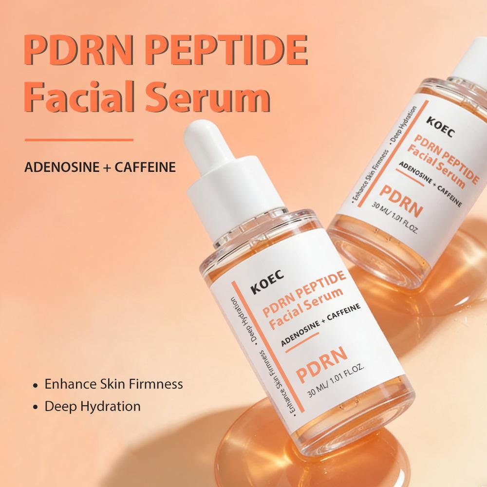 KOEC Peptide Salmon PDRN Serum Hydrating Moisturizing Brightening Facial Serum 30ml