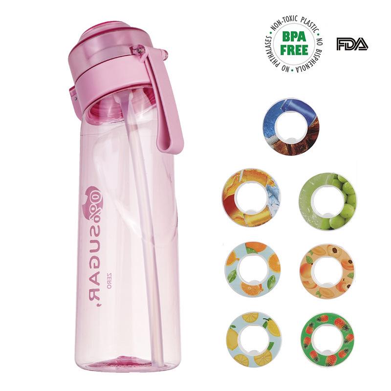 Scented Tritan Straw Water Cup: Creative, Fun, High-End Sports & Fruit-Infused Drinkware