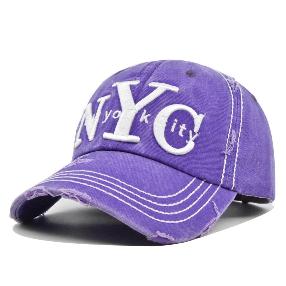 

New Style Unisex Adjustable NYC Letter Embroidery Baseball Cap Outdoor Casual Sun Dad Hat for Women And Men 56cm-60cm