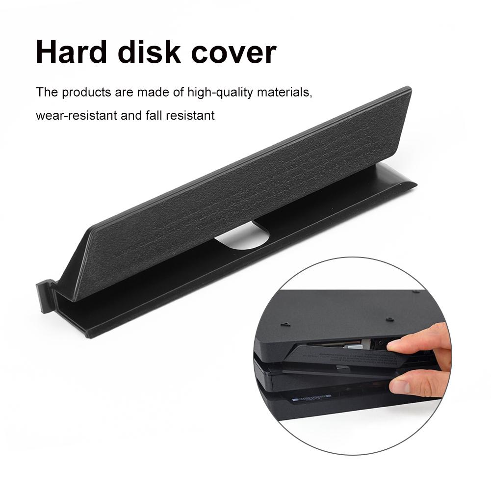 Plastový kryt dvířek odolný proti pádu Příslušenství pro PS4/PS4 Slim/PS4 PRO Kryt slotu držáku pevného disku pro kryt konzole