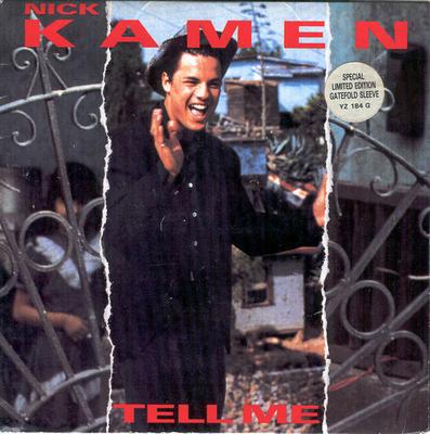 7inch Record NICK KAMEN - Tell Me YZ184G WEA 1988 UK Dance & Electronica Used