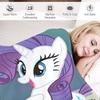 Rarity Little Pony Blanket Suitable All Seasons Soft Comfortable Sofa Office Home Blanket Holiday Gift Blanket Suitable For All Seasons Blanket