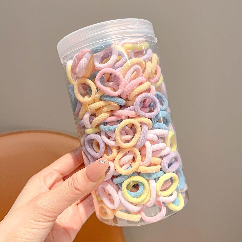 Kids' Soft Elastic Hair Ties - High Elasticity, Thumb-Sized for Babies & Girls