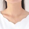 Estelle Official Women's Necklace, Silver, Yellow Gold Plated, Cubic Zirconia, 0772-4548-0019-0000