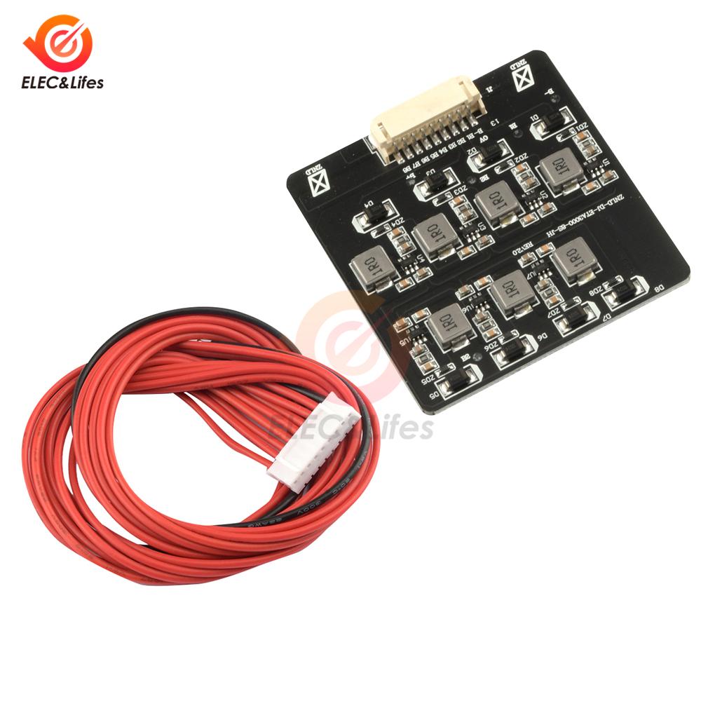BMS 1S-8S 1.1A Balance Board Lifepo1 LTO Lithium Battery Active Equalizer Balancer Energy Transfer Board BMS 1S 1S 1S 6S 7S 8S