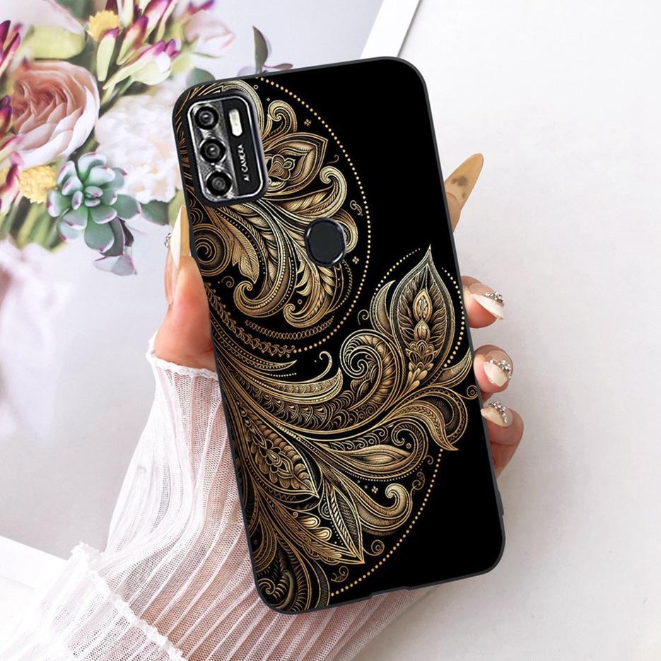 For ZTE Blade A7s 2020 Case A7020 Cute Lion Fashion Painted Cover Soft TPU Matte Phone Case For ZTE Blade A7s 2020 BladeA7s Bags