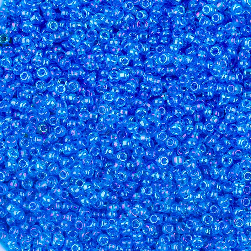 2mm Transparent Iridescent AB Glass Seed Beads for DIY Bracelets