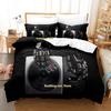New Hip Hop Daft Punk Bedding Set Cartoon Anime Three-piece Set Adult Kid Bedroom Duvetcover Sets 3D Kawaii Roupa De Cama Casal
