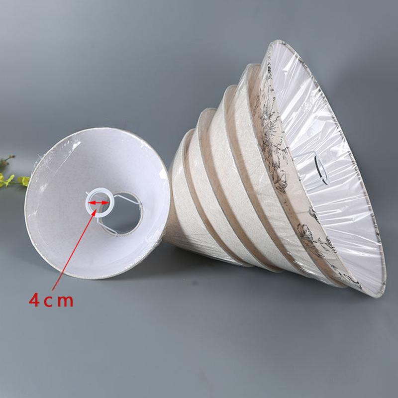 New Chinese Style Living Room Floor Lamp Shade DIY Replacement Lamp Cover E27 Fabric Home Decor Tabletop Lampshade
