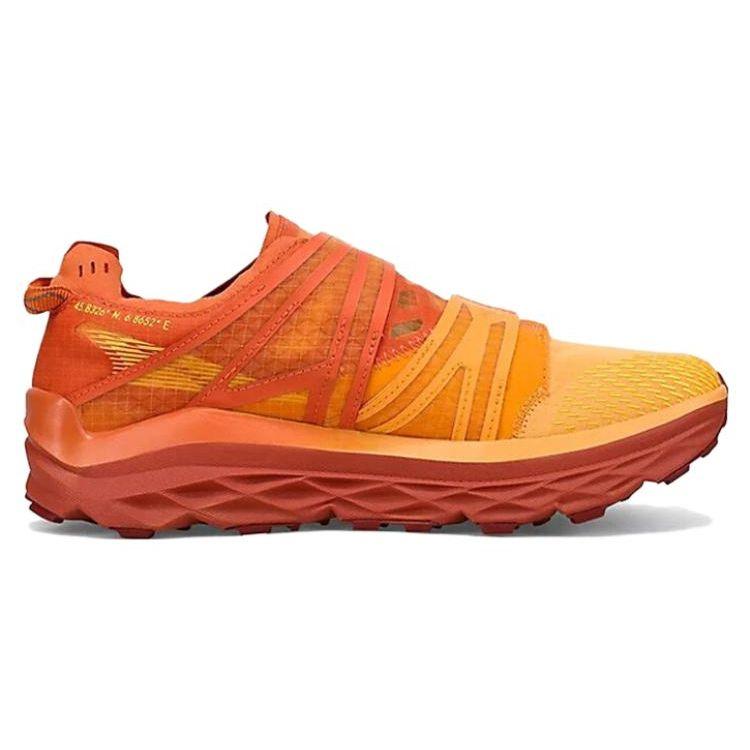 Altra Mb Boa Long Distance Outdoor Sports Shock Absorption Non-Slip Low-Top Trail Running Shoes Men sneaker Gold Orange AL0A7R6E4561