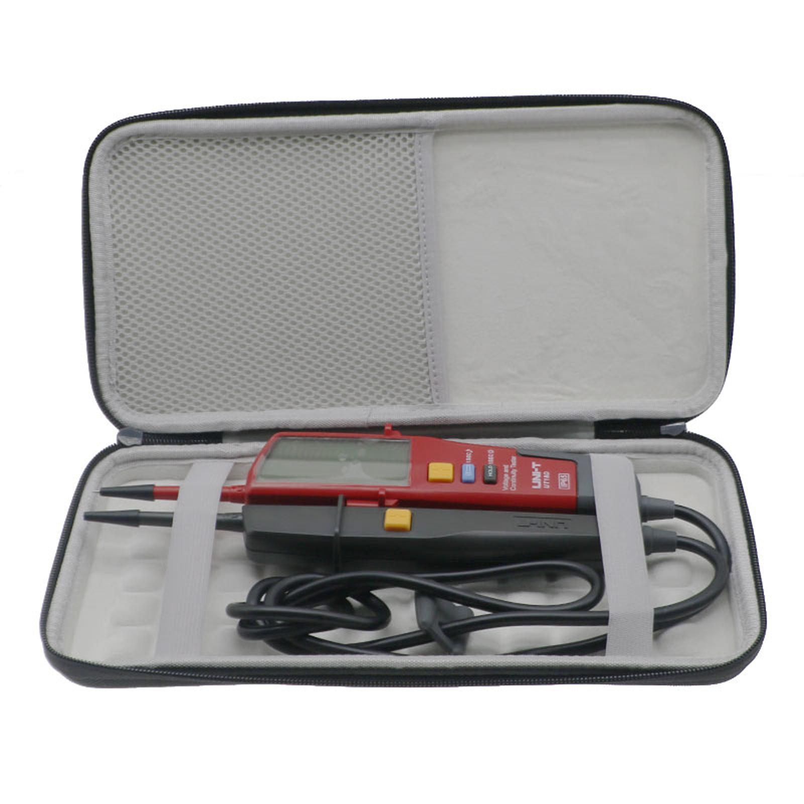 

with Mesh Pockets Hard Protect Box Portable Meter Organizer Bag Storage Bag for UT18B UT18D AC DC Voltage Continunity Tester China Mainland