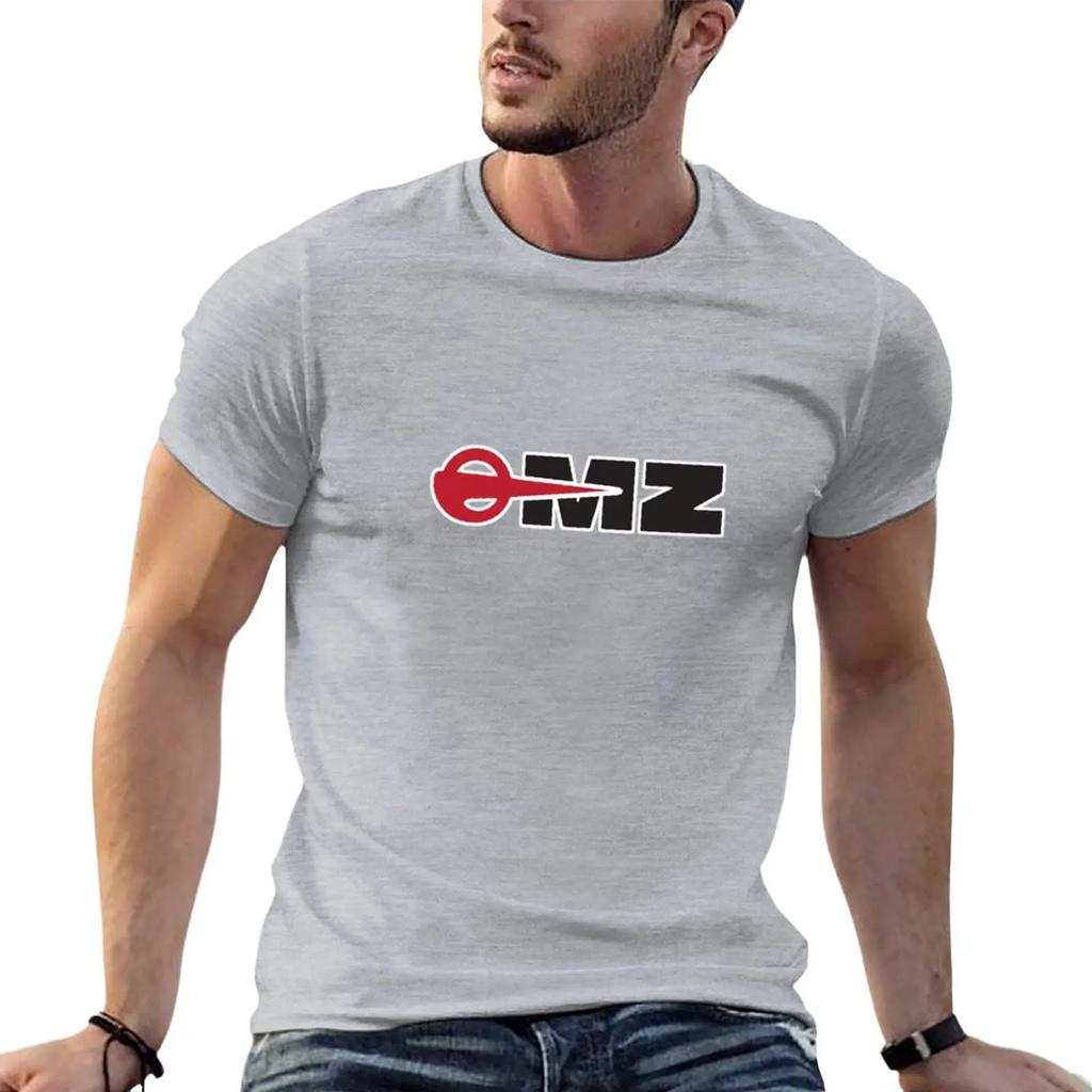 Nowa Klasyczna Koszulka z Logo MZ Koszulka plus size topy koszulka męska oversize koszulki ciężkie koszulki odzież męska