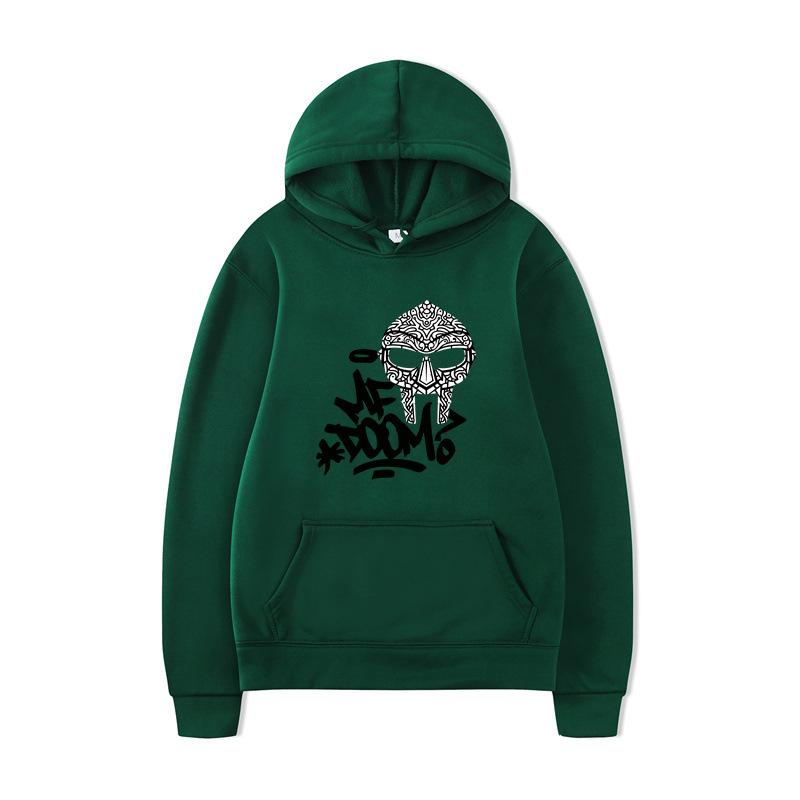 ME DOOM Printed Men's Autumn and Winter New Hoodie Brand Hoody Clothes Vintage Fashion Long Sleeve Pullovers