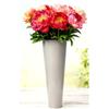 2Pcs Large Metal Vases Farmhouse French Flower Bucket Vases for Cut Flowers Wedding Table Centerpiece Home Decorations