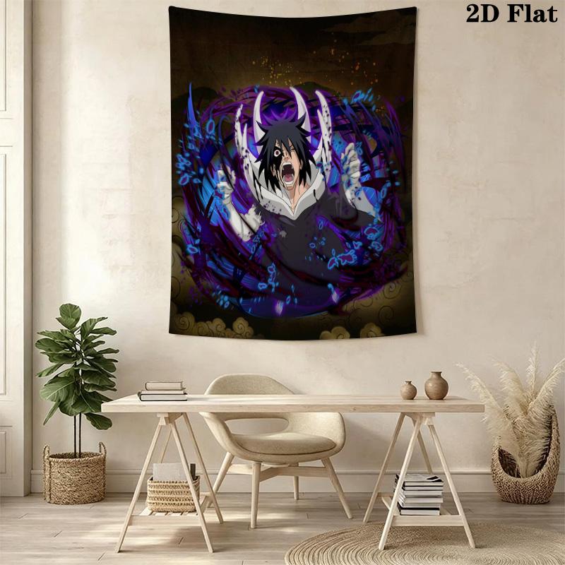 Dynamic Anime Wall Tapestry Tapestry Wallmounted Background Cloth Wall Covering Decoration Christmas Gift Background Wall Hanging Cloth