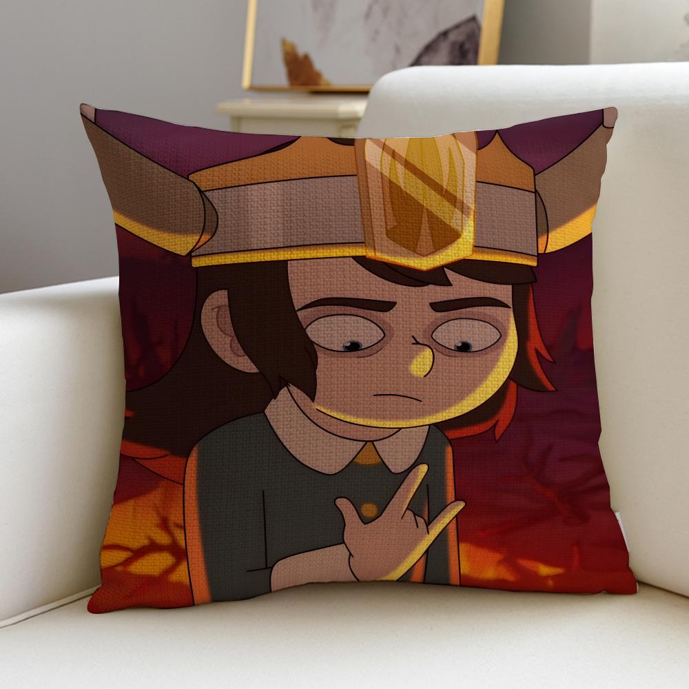 

Spooky HHaunted HotelS Cushion Cover Breathable and skinfriendly linen pillowcase square removable and washable cushion 30X30cm
