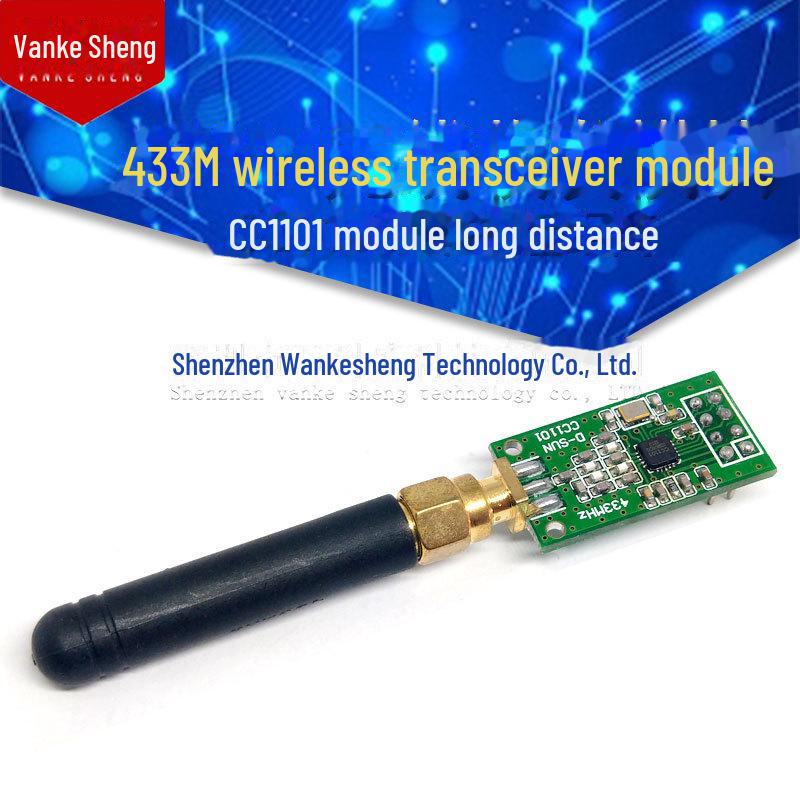 

Industrial-Grade Wireless Transceiver Module CC1101 433M: Long-Distance Connectivity